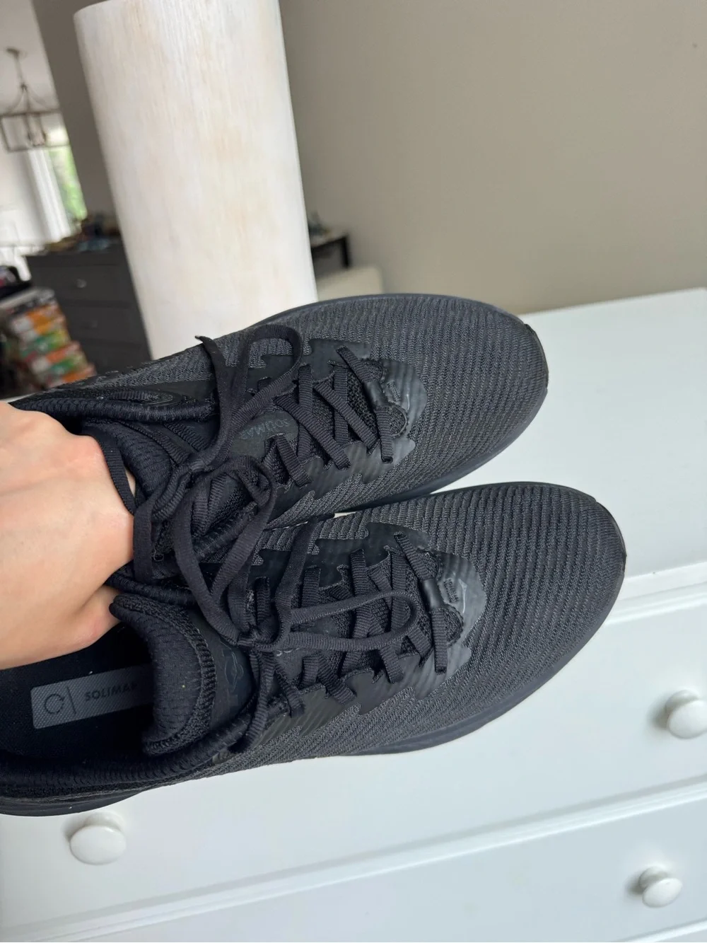 HOKA Solimar Men’s Running Shoes Black Size 11